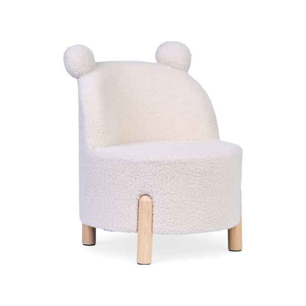 Chaise enfant Teddy Écru