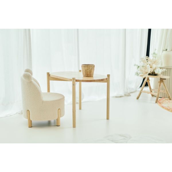 Chaise enfant Teddy Écru