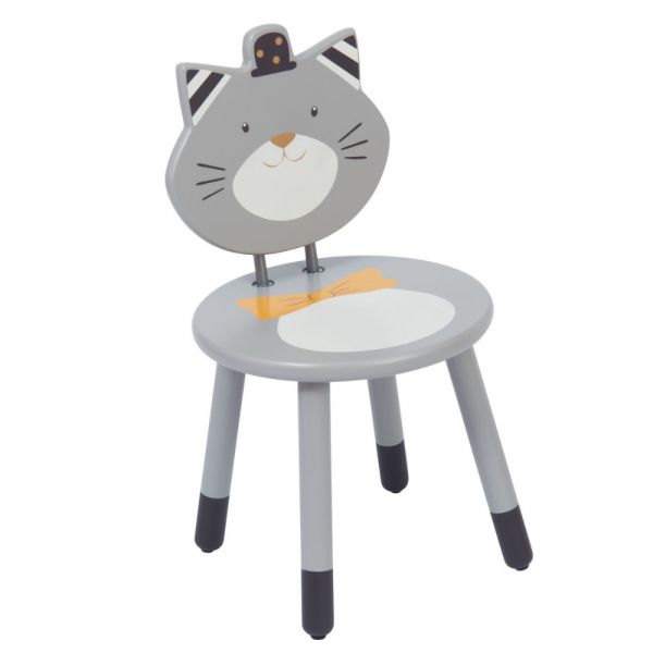 Chaise enfant Les Moustaches - Chat Fernand