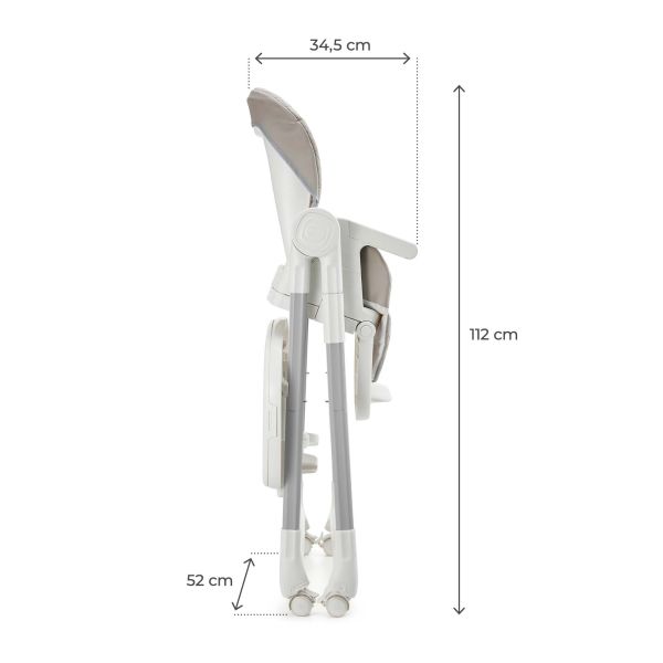 Chaise haute 3-en-1 Tulo Beige