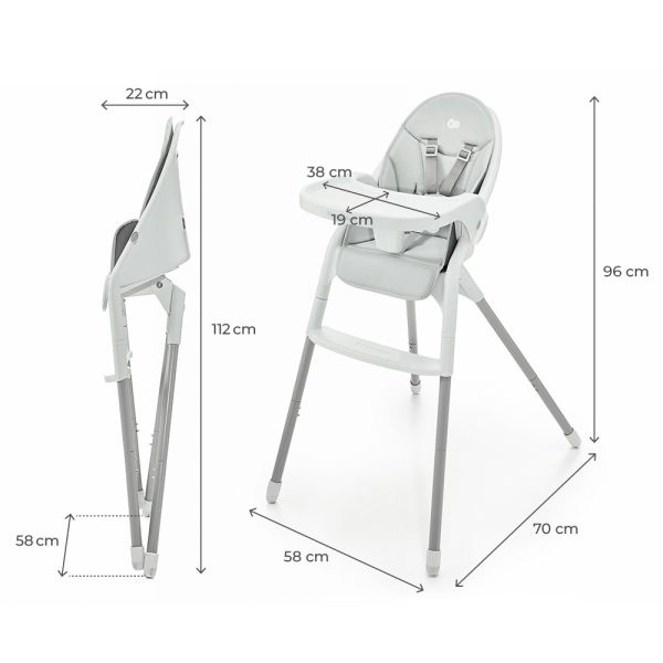 Chaise haute Dinnly