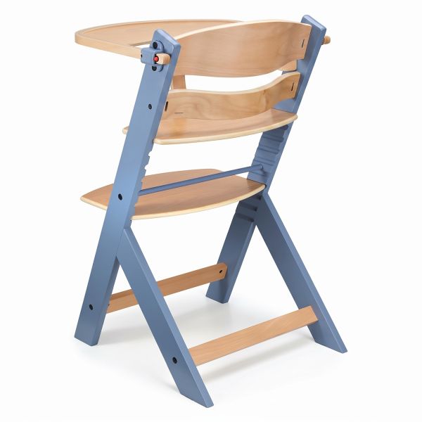Chaise haute évolutive Enock avec coussins Nordic Breeze