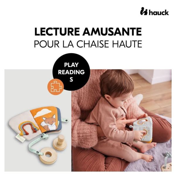 Pack Chaise haute évolutive Alpha Naturelle + tablette + Coussin Réducteur + 2 jeux