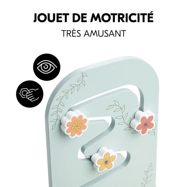 Pack Chaise haute évolutive Alpha Naturelle + tablette + Coussin Réducteur + 2 jeux