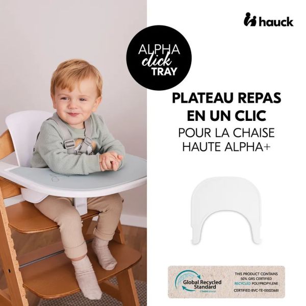 Pack Chaise haute évolutive Alpha Naturelle +Pack Chaise haute évolutive Alpha Naturelle + tablette + Coussin Réducteur Léopard