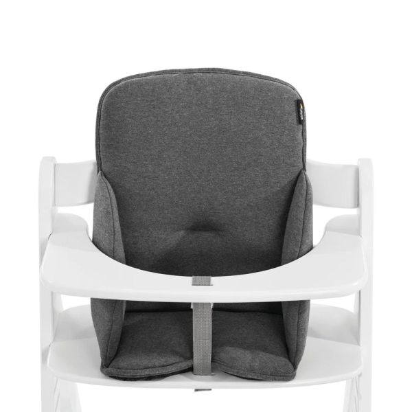 Pack Chaise haute évolutive Alpha Naturelle avec Tablette Alpha Click Tray White+Alpha Cosy Select Jersey Charcoal