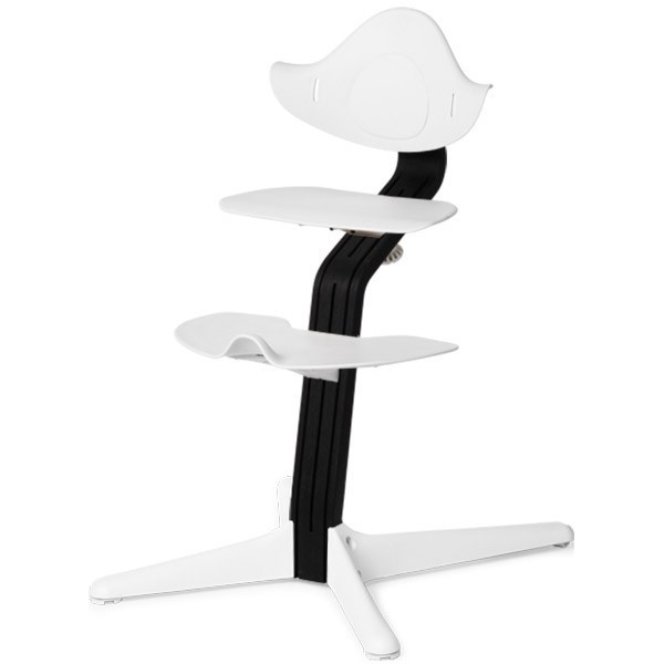 Chaise haute évolutive Nomi - chêne noir - Blanc