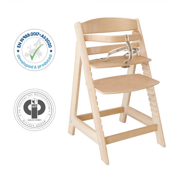 Chaise haute évolutive Sit Up lll bois naturel