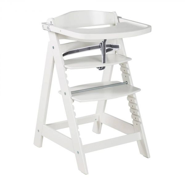 Chaise haute évolutive Sit Up Click & Fun bois blanc