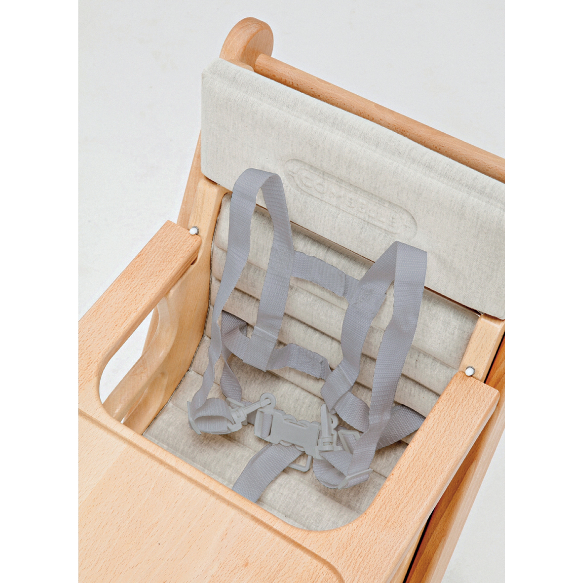 Combelle Chaise Haute Bebe Evolutive Manon Vernis Naturel Made In Bebe