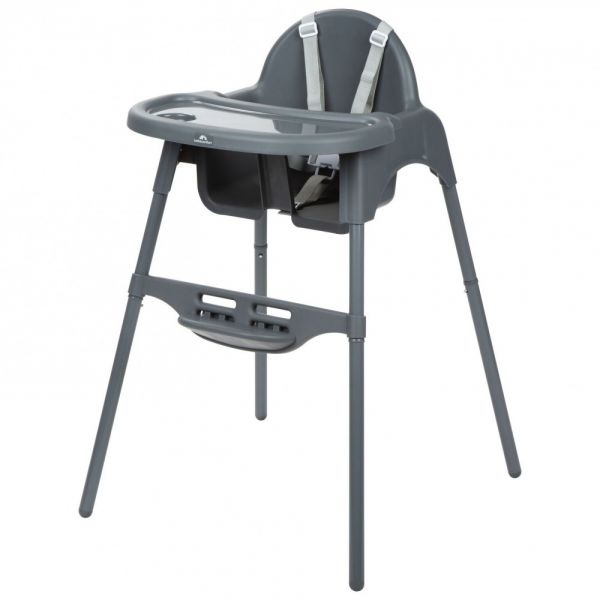 Chaise haute évolutive Meely Dark Grey