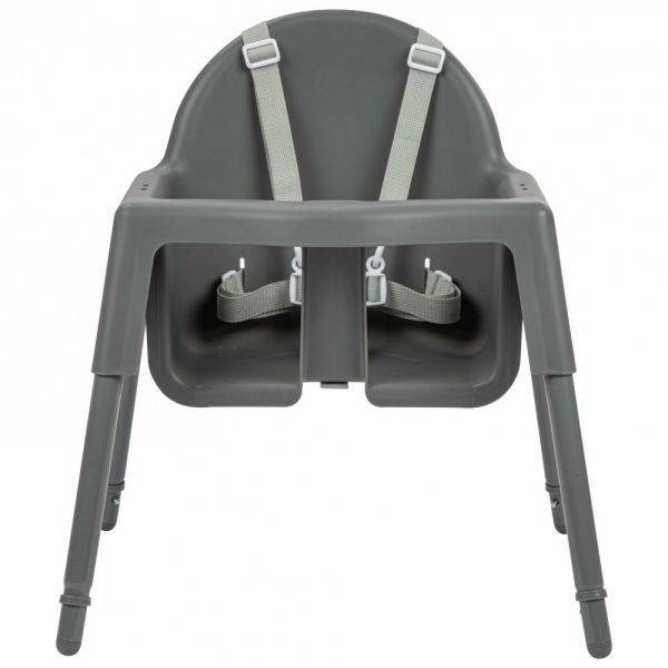 Chaise haute évolutive Meely Dark Grey