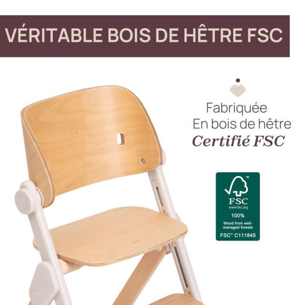 Chaise haute Meraviglia Fossil