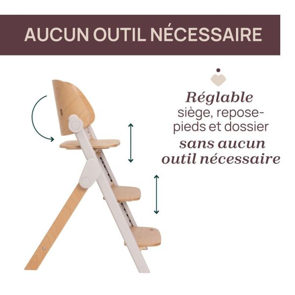 Chaise haute Meraviglia Olive