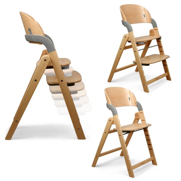 Chaise haute Merdio Natural Graphite