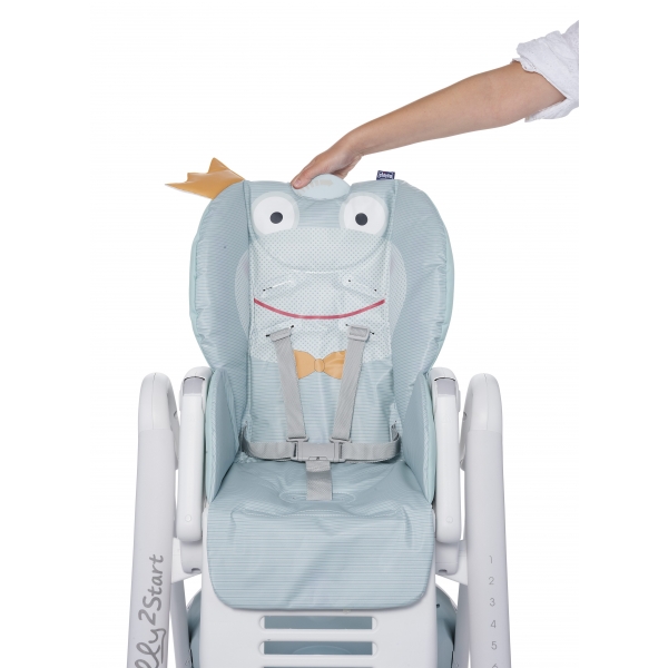 Chaise Haute Polly 2 Start - 4 Roues  - froggy
