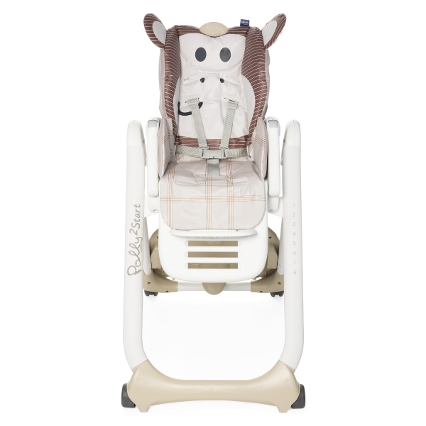 Chaise Haute Polly 2 Start - 4 Roues  - monkey