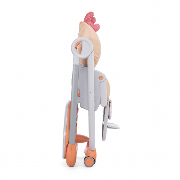 Chaise Haute Polly 2 Start - 4 Roues  - fancy chicken