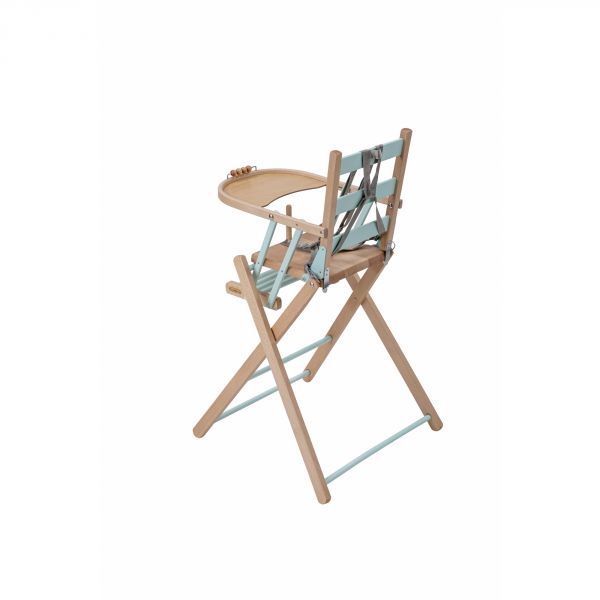 Chaise haute pliante Sarah Hybride vert mint