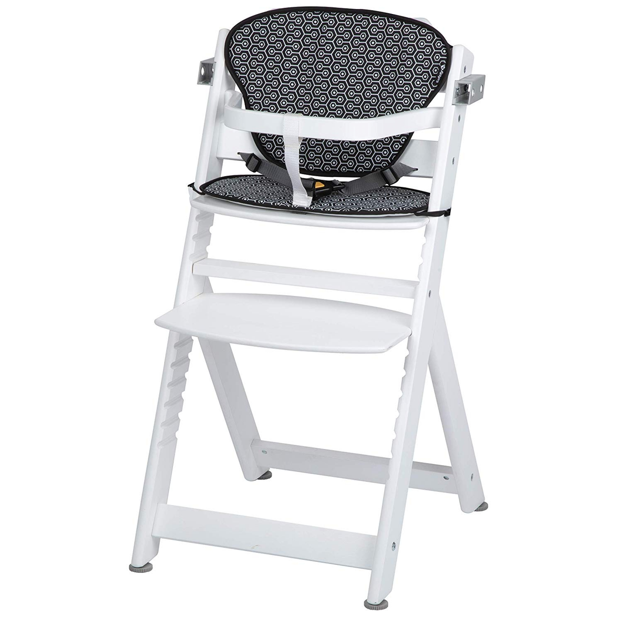 Safety 1st Chaise Haute Evolutive Timba Avec Coussin White Geometric Made In Bebe
