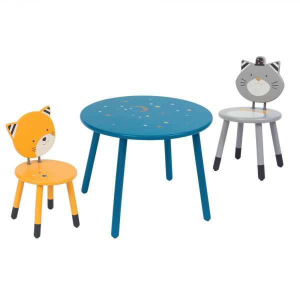 Chaise enfant Les Moustaches - Chat Lulu