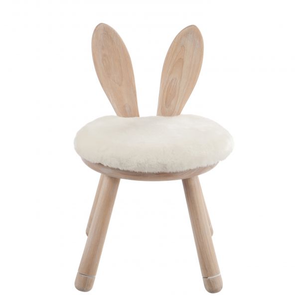 Chaise enfant Oreilles de lapin