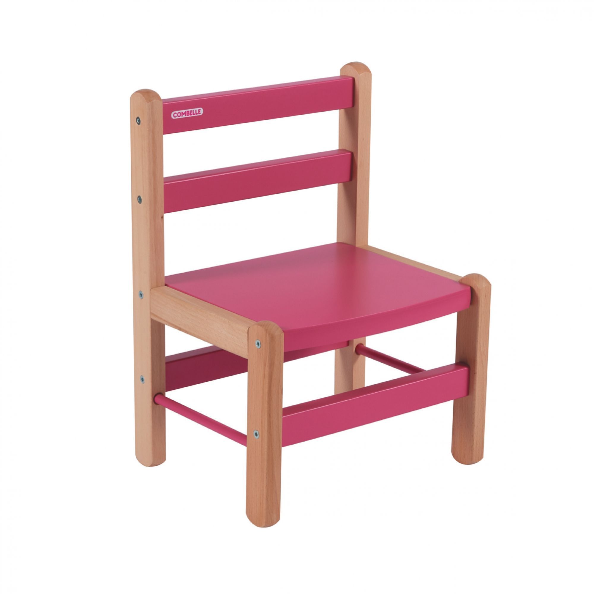 Combelle Petite Chaise Enfant Hybride Fuchsia Made In Bebe