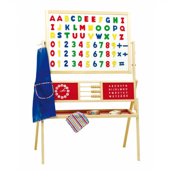 Tableau pivotant pour enfant bois naturel
