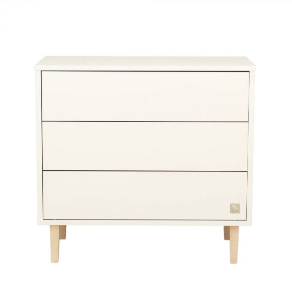 Chambre bébé duo lit 60x120cm + commode 3 tiroirs  Paloma + Plan à langer offert