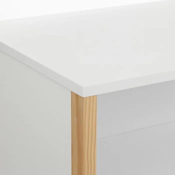 Chambre Duo bébé lit évolutif 60x120cm et commode - Kima