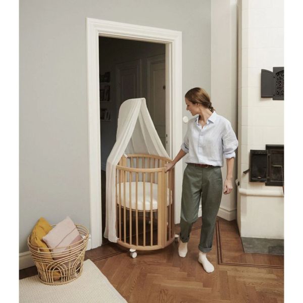 Chambre duo Berceau Sleepi + commode Sleepi + matelas - Natural
