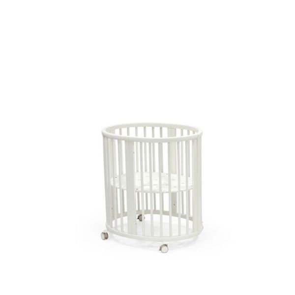 Chambre duo Berceau Sleepi + commode Sleepi + matelas - White