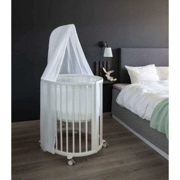 Chambre duo Berceau Sleepi + commode Sleepi + matelas - White