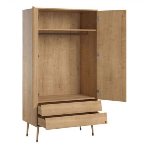 Chambre DUO Bosque New bois Lit 60x120 + Armoire