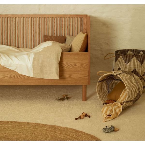Chambre duo lit bébé 60x120 cm + commode avec plan à langer XL Hai No Ki