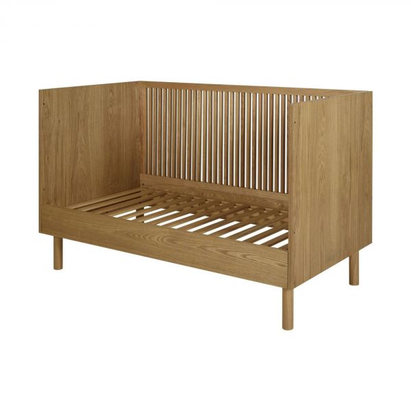 Chambre duo lit bébé 70x140 cm + commode avec plan à langer Hai No Ki