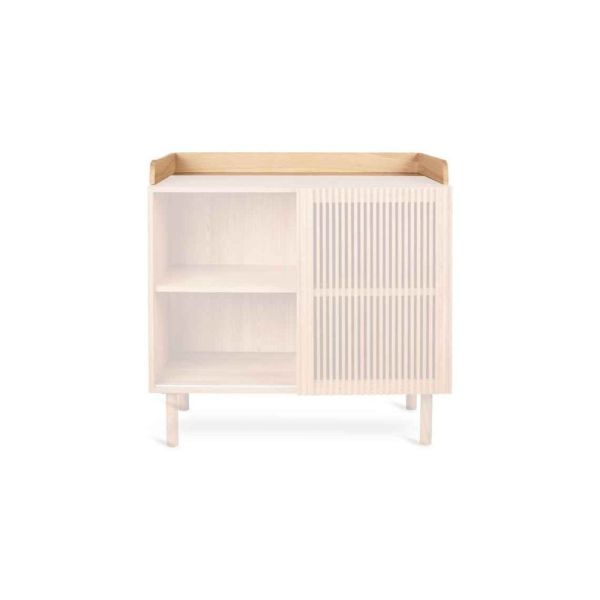 Chambre duo lit bébé 70x140 cm + commode avec plan à langer XL Hai No Ki