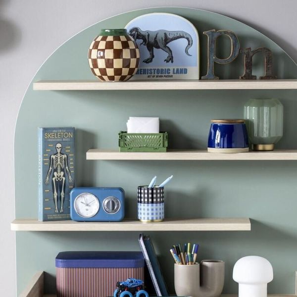 Chambre duo Arche lit transformable + commode/bureau Sauge