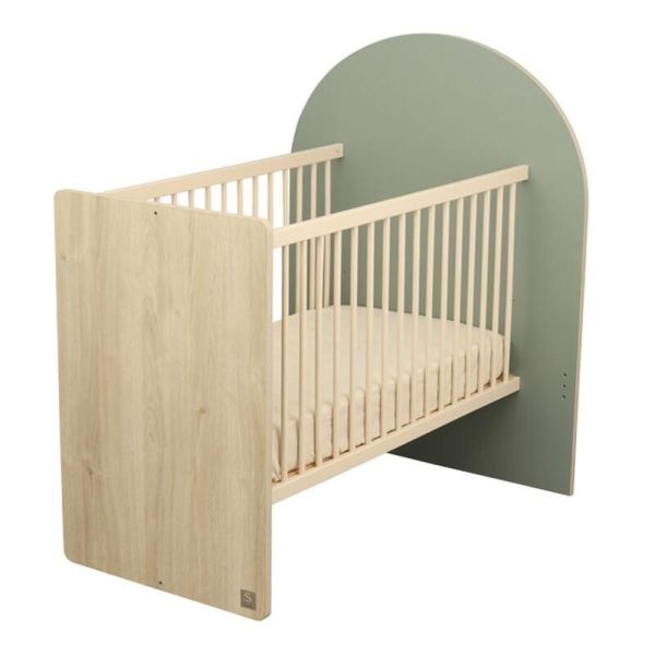 Chambre duo Arche lit transformable + commode/bureau Sauge