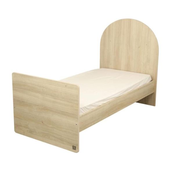 Chambre duo Arche lit transformable + commode/bureau Chêne