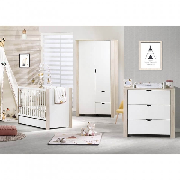 Sauthon Meubles Chambre Duo Lit Little Big Bed 70x140 Cm Commode Tipee Made In Bebe Sauthon Meubles Chambre Duo Lit Little Big Bed 70x140 Cm Commode Tipee Made In Bebe