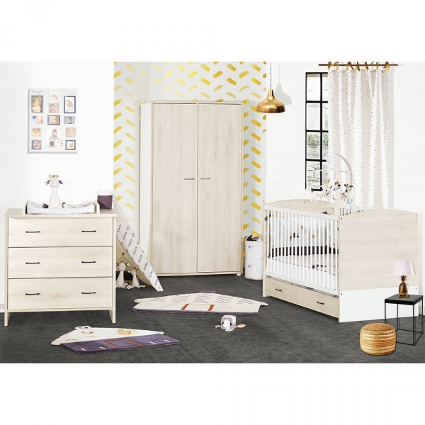 Sauthon Meubles Chambre Duo Lit Evolutif Bebe Little Big Bed 70x140 Cm Commode Vintage Hetre Made In Bebe Sauthon Meubles Chambre Duo Lit Evolutif Bebe Little Big Bed 70x140 Cm Commode Vintage Hetre Made In Bebe
