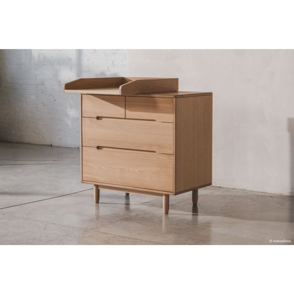 Chambre duo Lit évolutif 70x140 cm + Commode Pure
