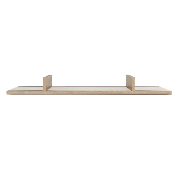 Chambre trio lit bébé 60x120 cm + commode avec plan à langer + armoire Ashi Honey Ash