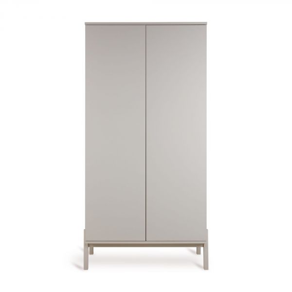 Chambre trio Lit bébé 70x140 cm Ashi Argile+Commode 3 tiroirs Ashi Argile avec plan à langer+Armoire 2 portes Ashi Argile
