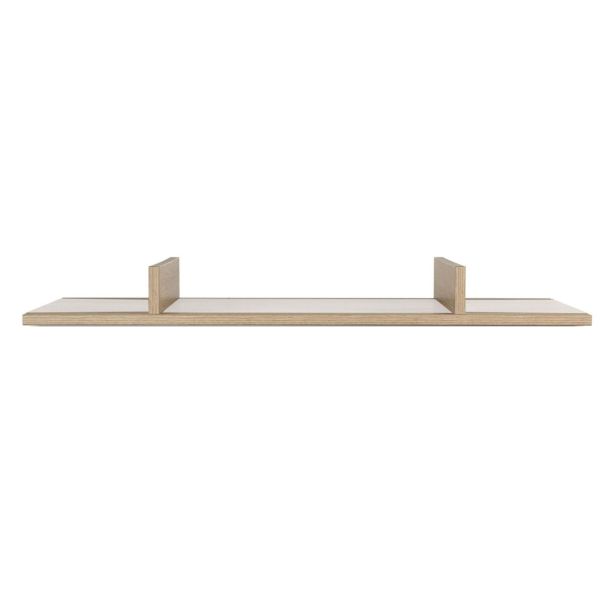 Chambre trio lit bébé 70x140 cm + commode avec plan à langer + armoire XL Flow Honey Ash