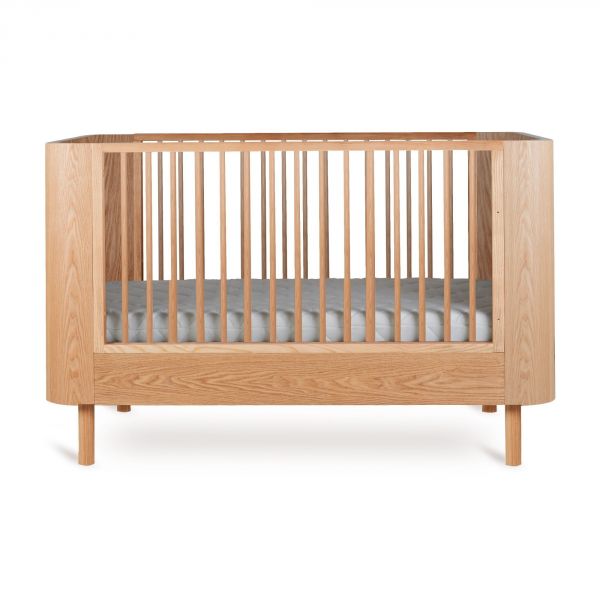 Chambre trio Lit bébé 70x140 cm évolutif en canapé Yume Natural ash + Commode 2 portes Yume Naturel Ash Wood avec plan à langer + Armoire 2 portes Yume Naturlal Ash