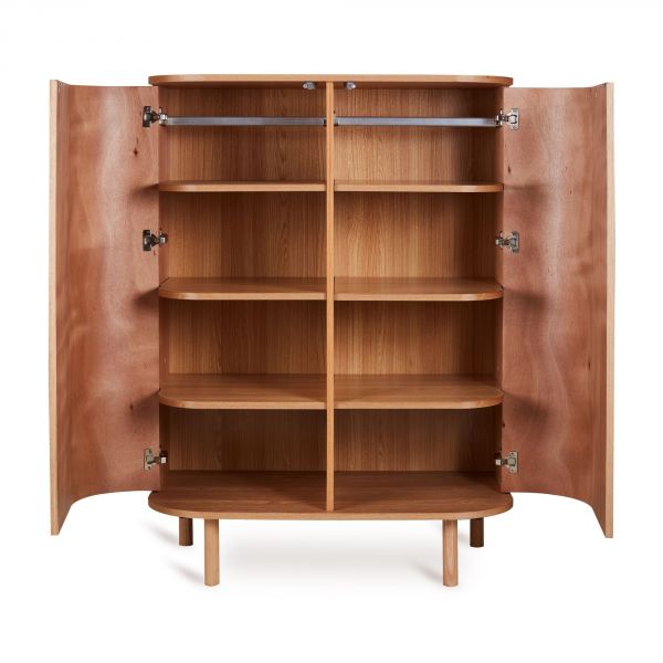 Chambre trio Lit bébé 70x140 cm évolutif en canapé Yume Natural ash + Commode 2 portes Yume Naturel Ash Wood avec plan à langer + Armoire 2 portes Yume Naturlal Ash