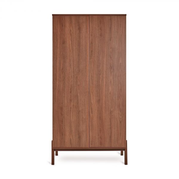 Chambre trio Lit bébé 70x140cm Ashi Chataignier+Commode 3 tiroirs Ashi Chataignier avec plan à langer+Armoire 2 portes Ashi Chataignier