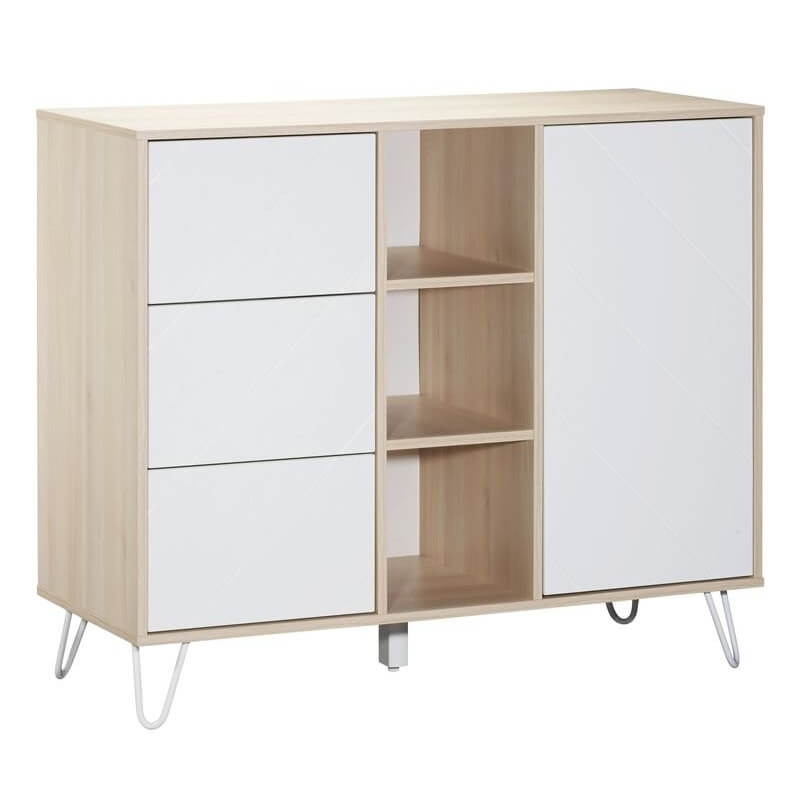 Sauthon Meubles Chambre Trio Lit Little Big Bed 70x140 Commode Armoire Happy Made In Bebe